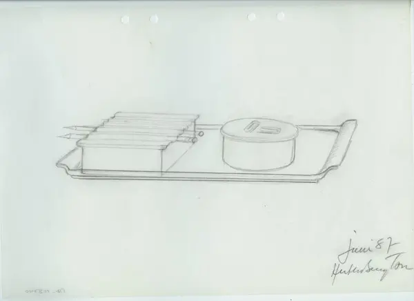 Glas och porslin [skiss]