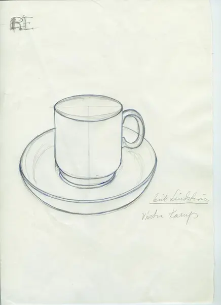 Glas och porslin [skiss]