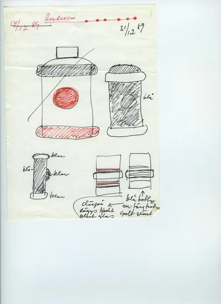 Glas och porslin [skiss]