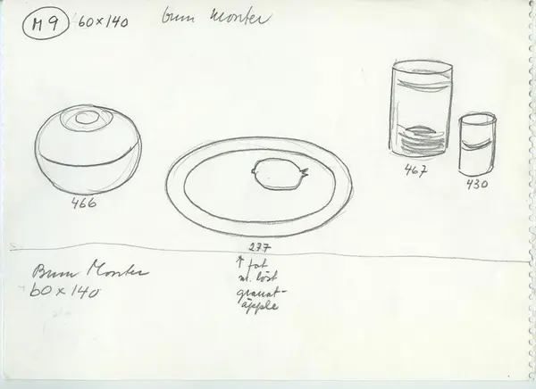 Glas och porslin [skiss]