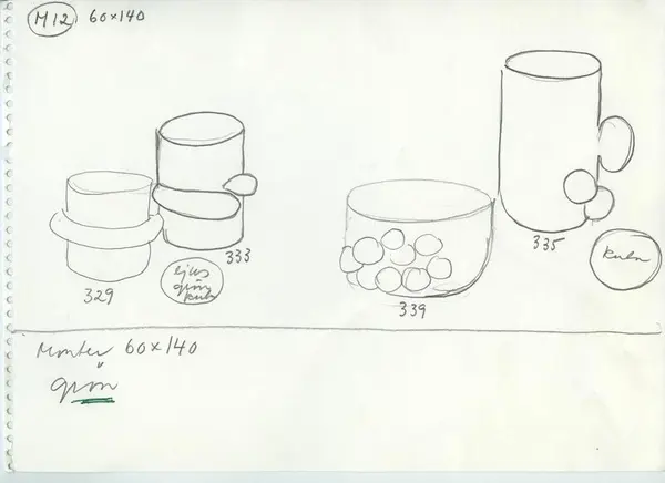 Glas och porslin [skiss]