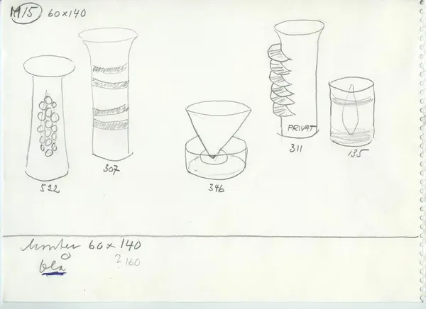 Glas och porslin [skiss]