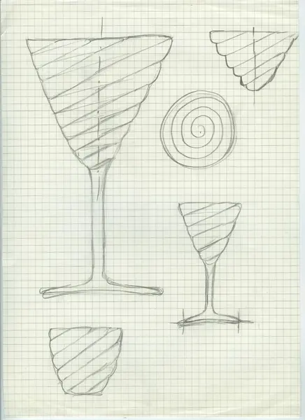 Glas och porslin [skiss]