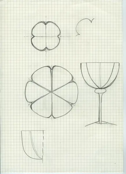 Glas och porslin [skiss]