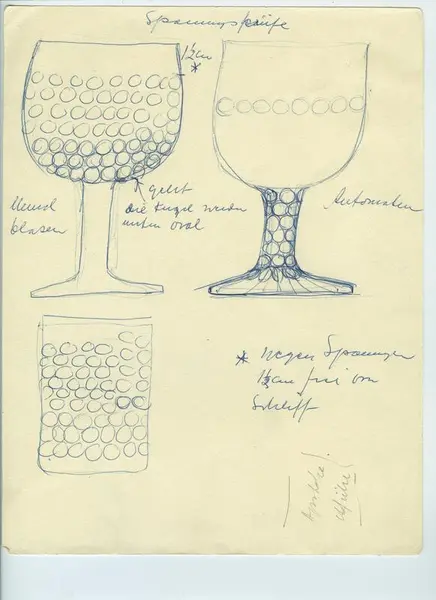 Glas och porslin [skiss]