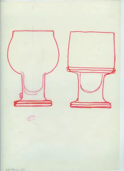 Glas och porslin [skiss]