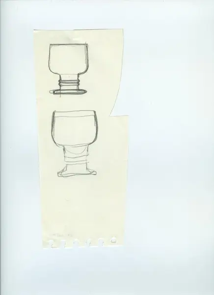 Glas och porslin [skiss]