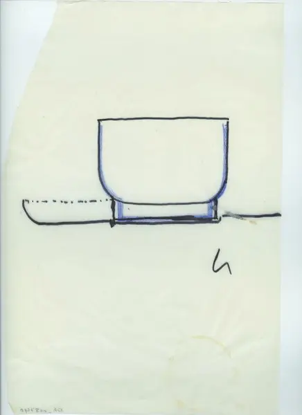 Glas och porslin [skiss]