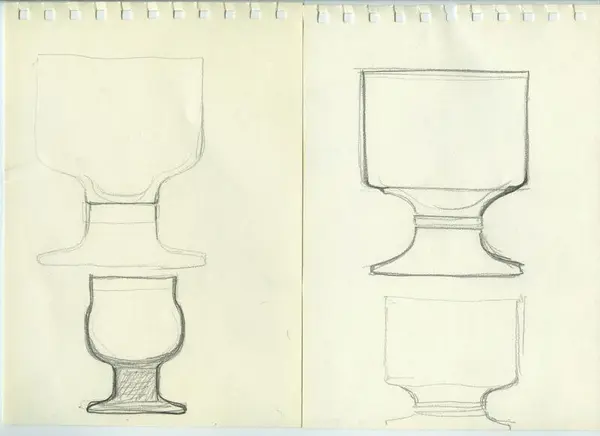 Glas och porslin [skiss]