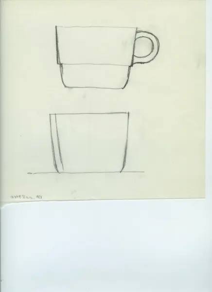 Glas och porslin [skiss]