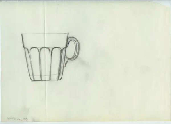 Glas och porslin [skiss]