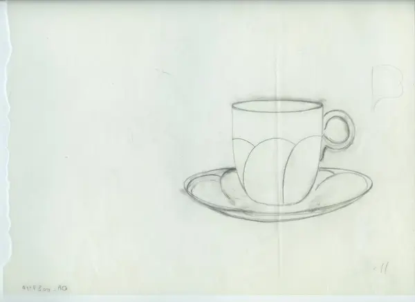 Glas och porslin [skiss]