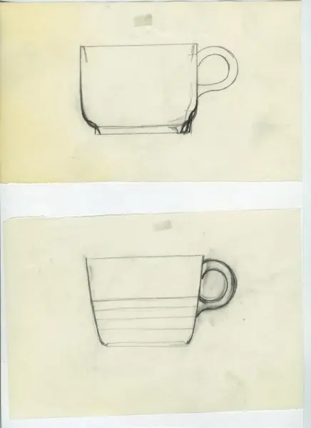 Glas och porslin [skiss]