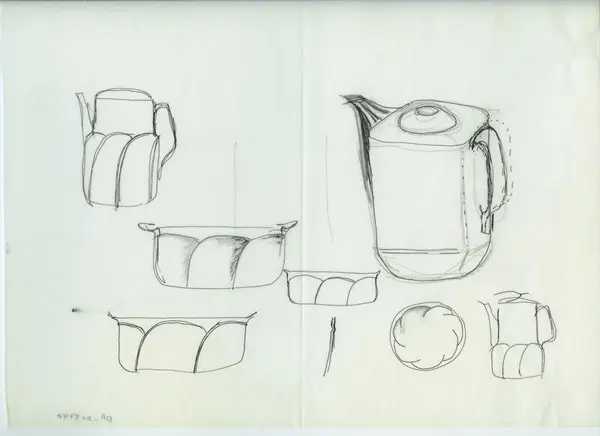 Glas och porslin [skiss]