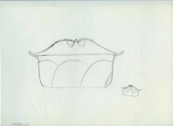 Glas och porslin [skiss]