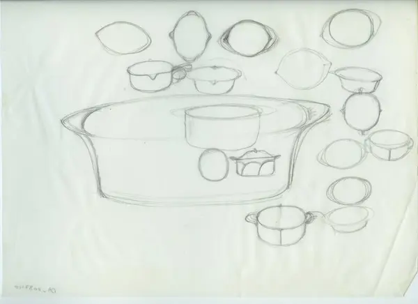 Glas och porslin [skiss]