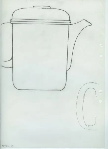 Glas och porslin [skiss]