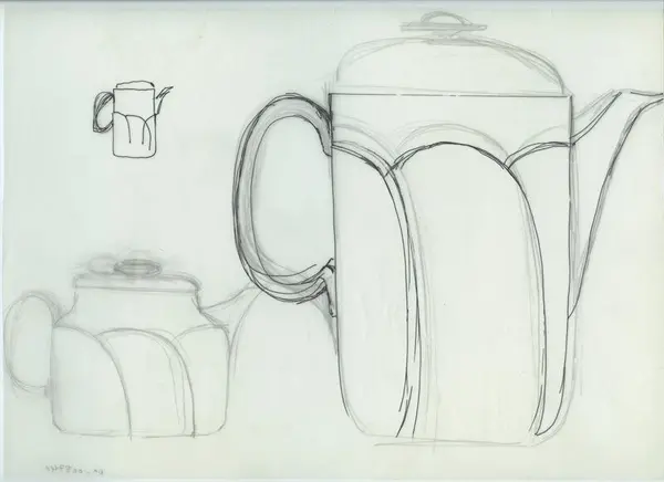 Glas och porslin [skiss]