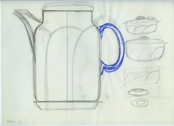 Glas och porslin [skiss]