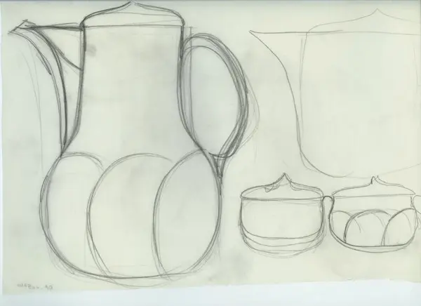 Glas och porslin [skiss]