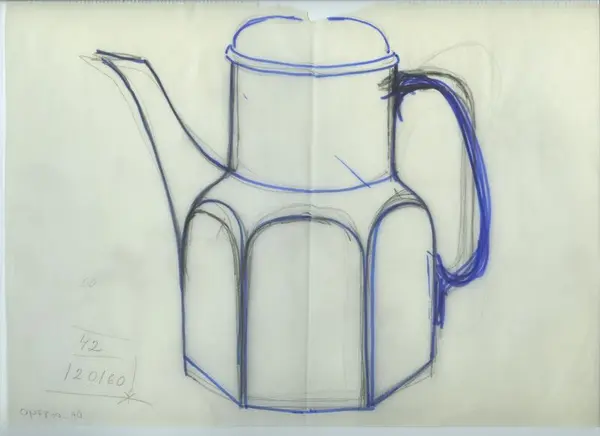 Glas och porslin [skiss]