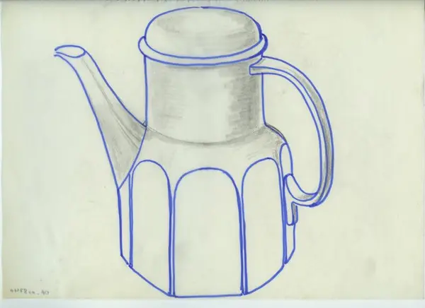 Glas och porslin [skiss]