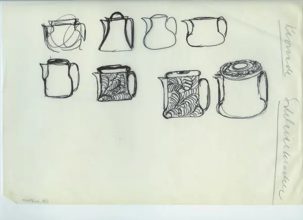 Glas och porslin [skiss]