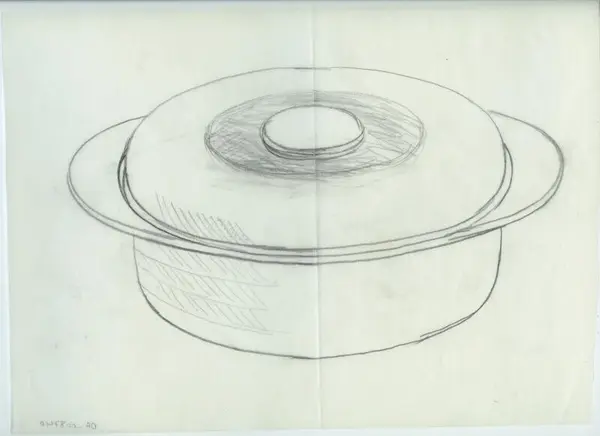 Glas och porslin [skiss]