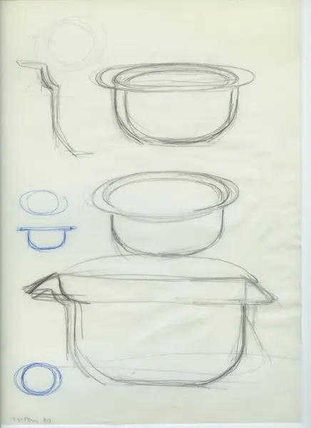 Glas och porslin [skiss]