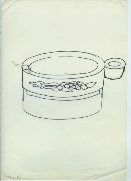 Glas och porslin [skiss]