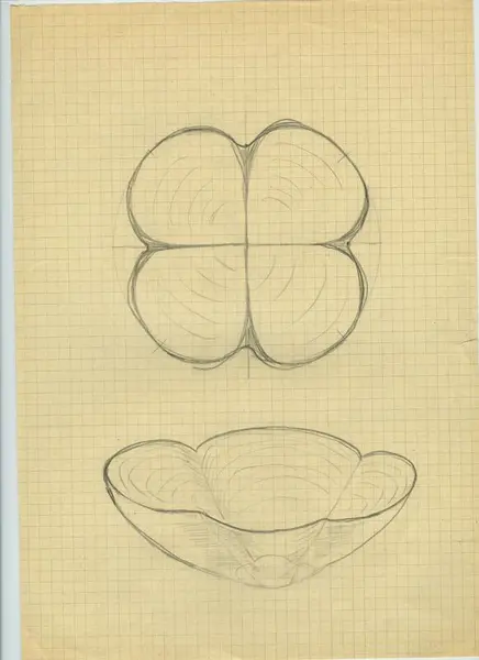 Glas och porslin [skiss]