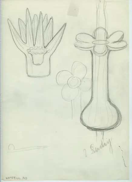 Glas och porslin [skiss]