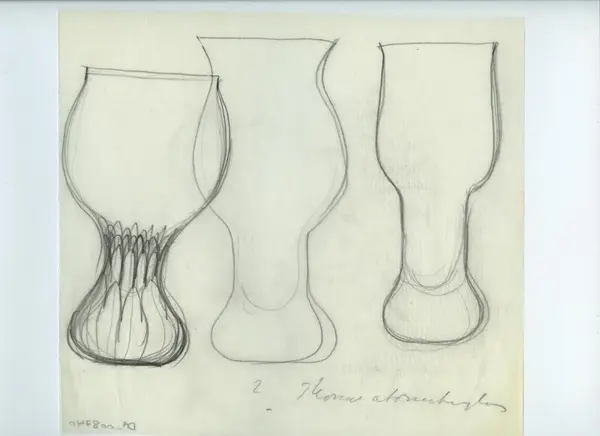 Glas och porslin [skiss]