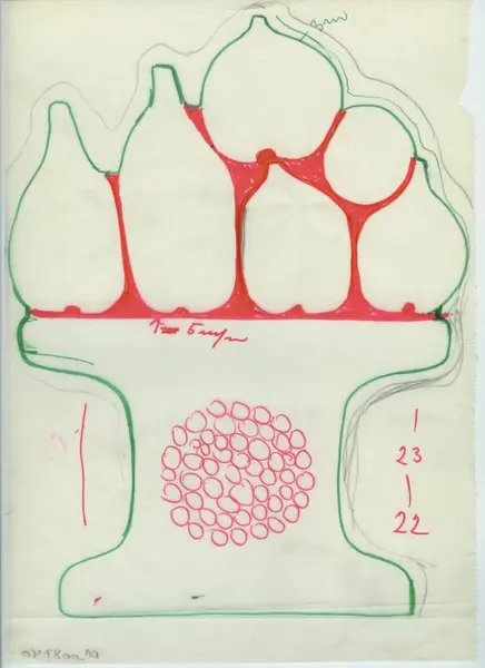 Glas och porslin [skiss]