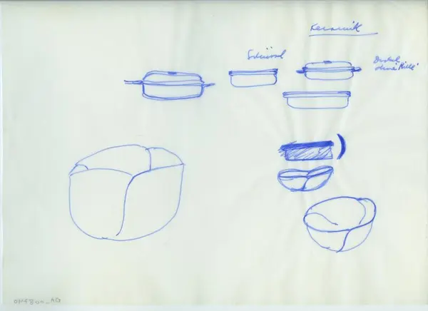 Glas och porslin [skiss]