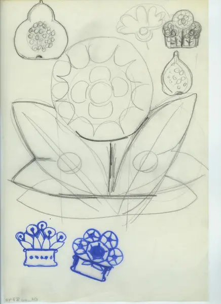 Glas och porslin [skiss]