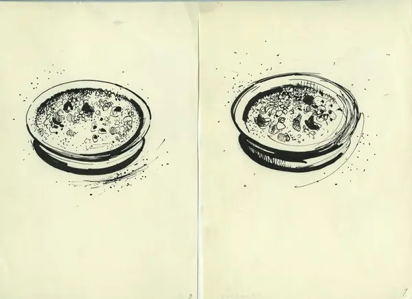 Glas och porslin [skiss]