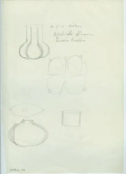 Glas och porslin [skiss]