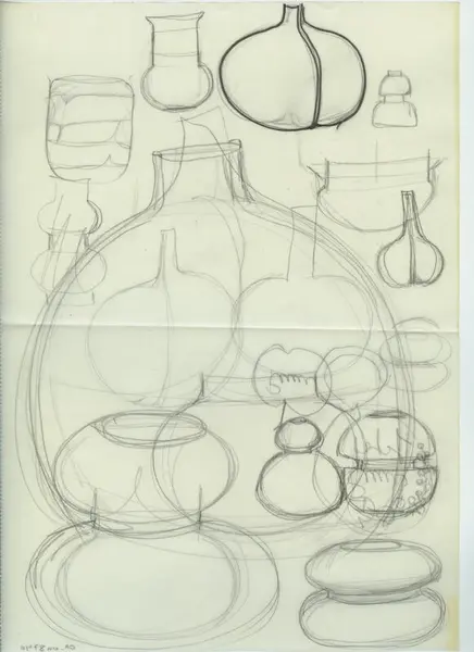 Glas och porslin [skiss]