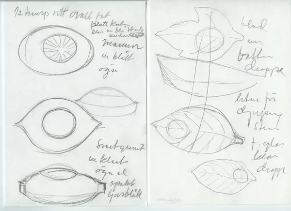 Glas och porslin [skiss]