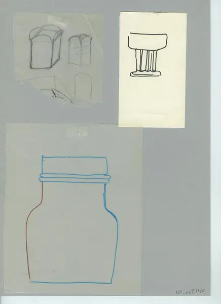 Glas och porslin [skiss]