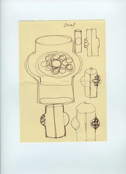 Glas och porslin [skiss]