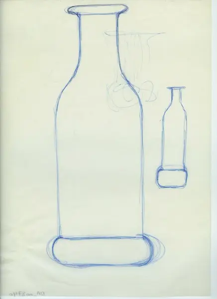 Glas och porslin [skiss]