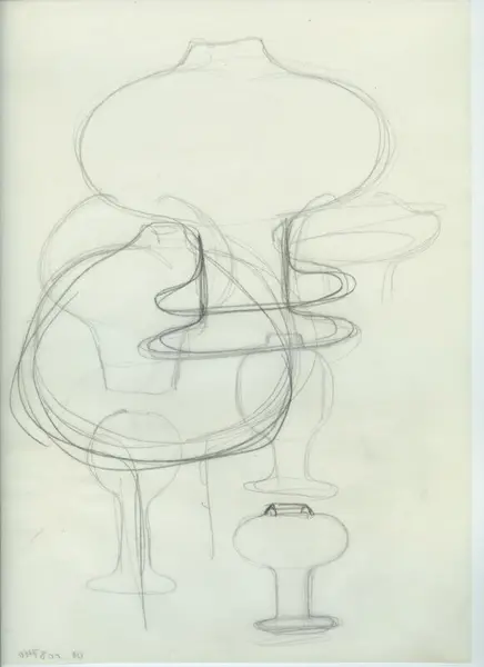 Glas och porslin [skiss]