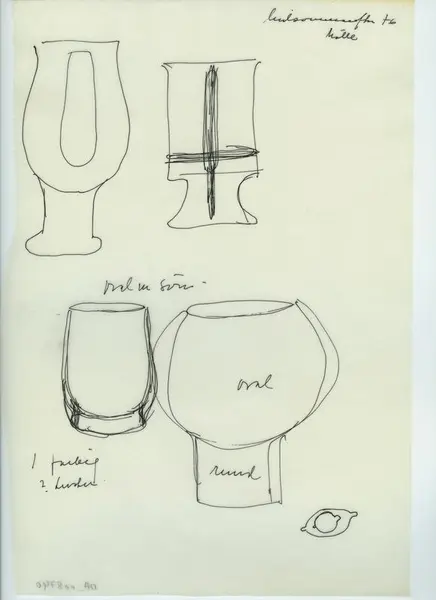 Glas och porslin [skiss]