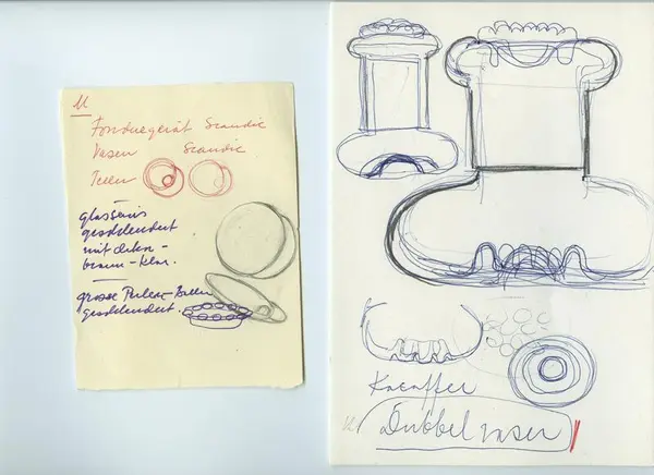 Glas och porslin [skiss]