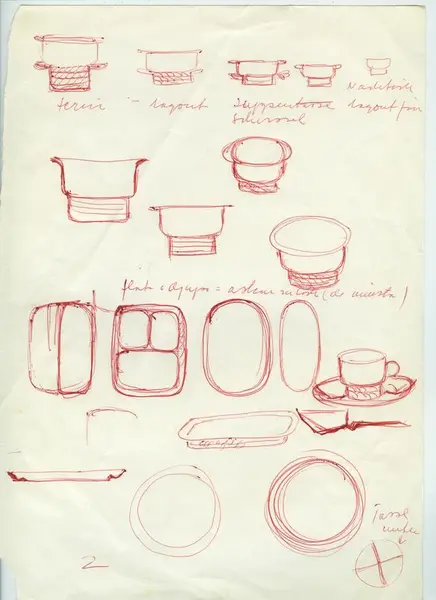 Glas och porslin [skiss]