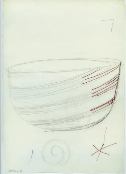 Glas och porslin [skiss]