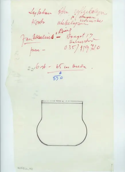 Glas och porslin [skiss]