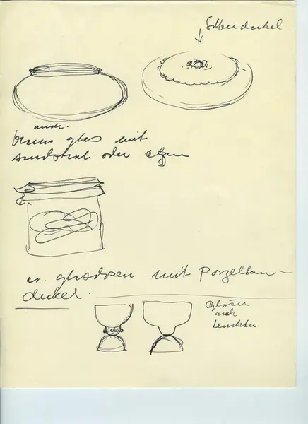 Glas och porslin [skiss]